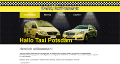 Desktop Screenshot of hallo-taxi-potsdam.de